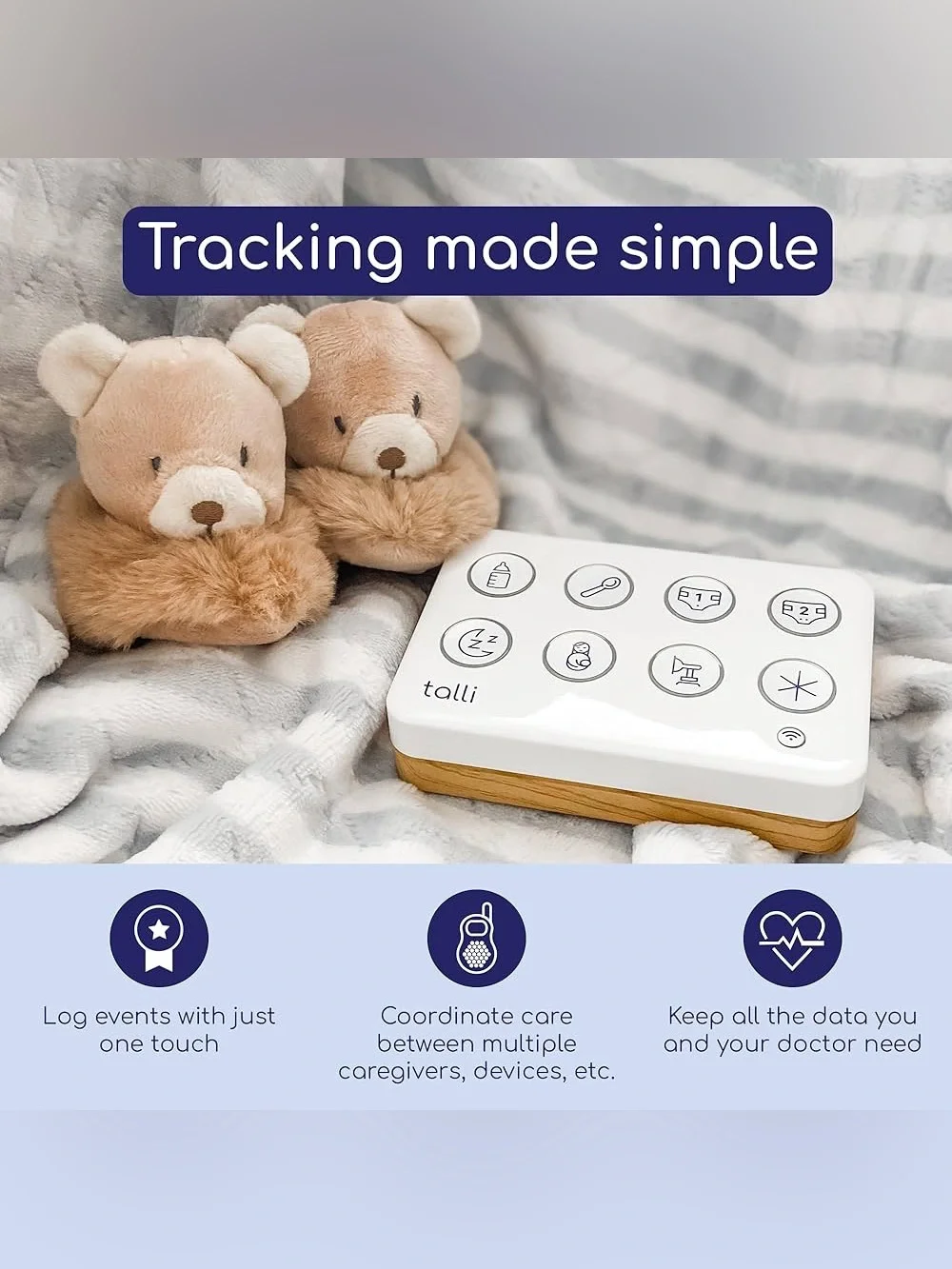 Talli | Other | Talli Onetouch Logger Baby Logging Device Tracker Timer ...